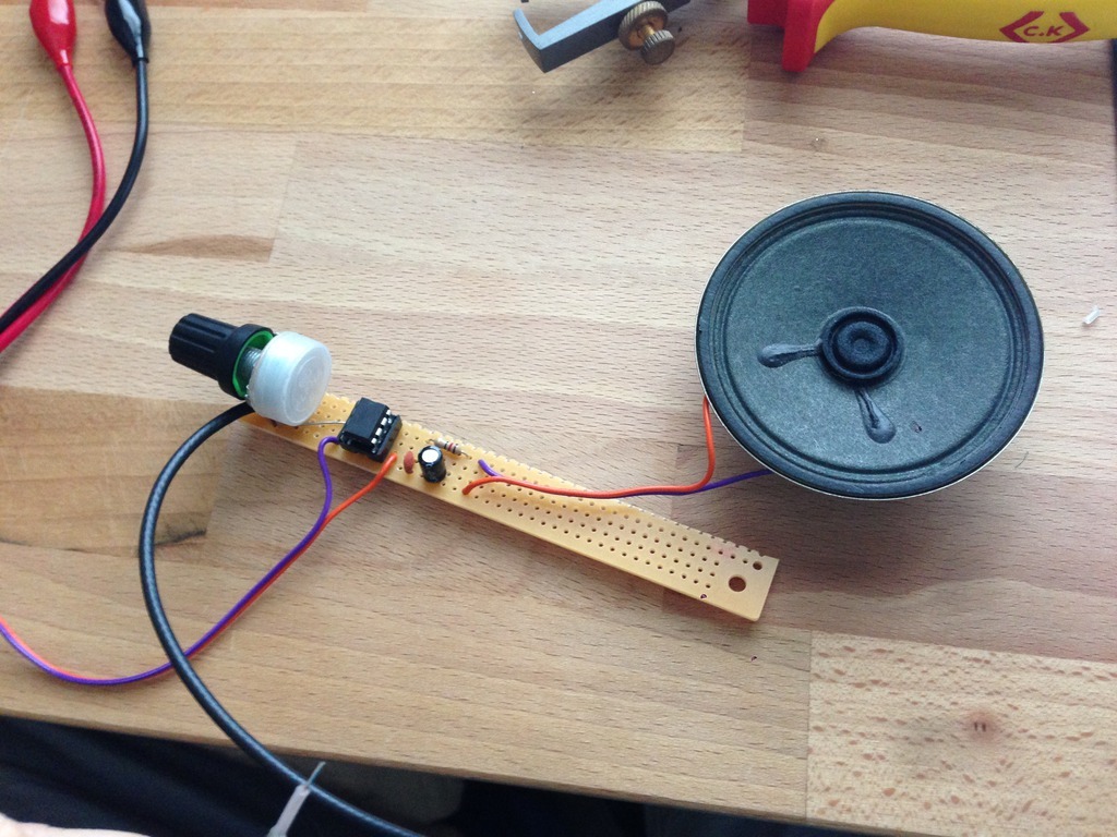 LM386 audio amplifier