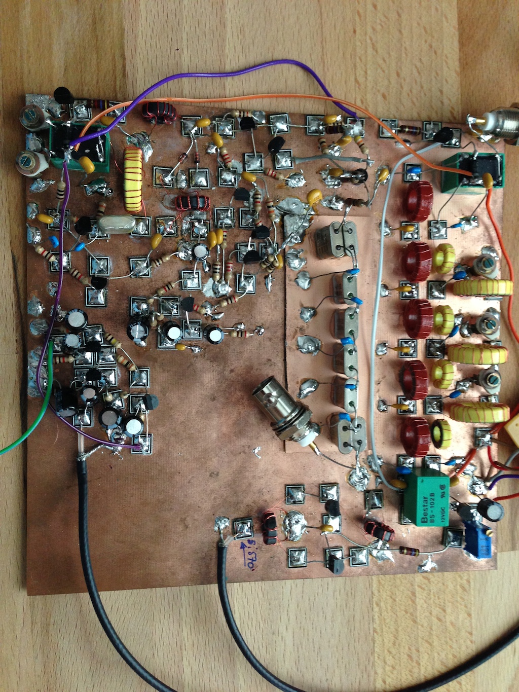 RF board with TX stages